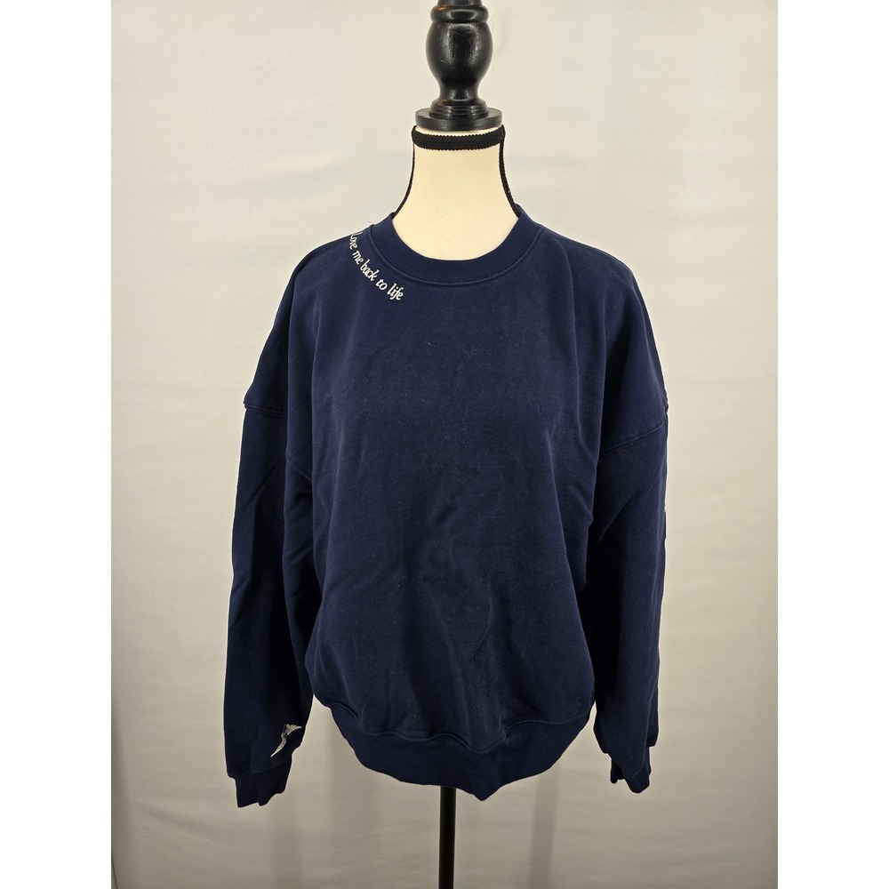 Colleen Hoover The Mayfair Group Ugly Love Sweatshirt Navy Blue M/L Archer Wings
